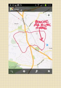 Marked on the map grapevine. 