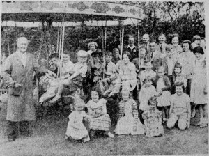 Roundabout on the top field 1956 - source: Wharfedale Observer 