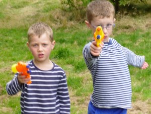 Once it was cowboy guns, now it's space 'guns' 